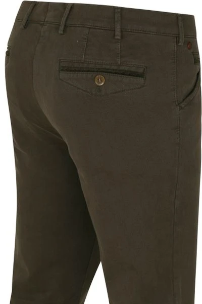 Five-Pocket Broeken Meyer Chicago Broek Donkergroen 3 Five-Pocket Broeken Meyer Chicago Broek Donkergroen - Afbeelding 3