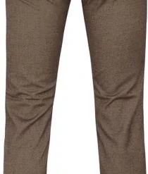 Five-Pocket Broeken Mac Broek Arne Bruin Melange -Sport Jas Verkoopwinkel 74639 4