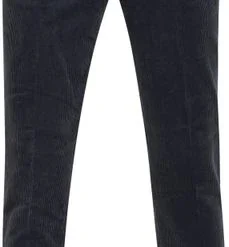Chino Broeken Scotch And Soda Warren Corduroy Broek Donkerblauw