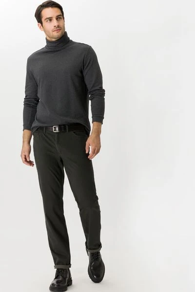 Five-Pocket Broeken Brax Cadiz Broek Five Pocket Donkergroen Print 2 Five-Pocket Broeken Brax Cadiz Broek Five Pocket Donkergroen Print - Afbeelding 2