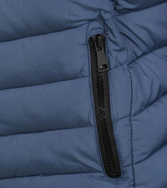 Tussenjassen Suitable Jas Toni Mid Blauw 4 Tussenjassen Suitable Jas Toni Mid Blauw - Afbeelding 4