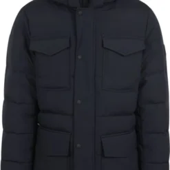 Winterjas Voor Heren Tommy Hilfiger Parka Jas Donkerblauw