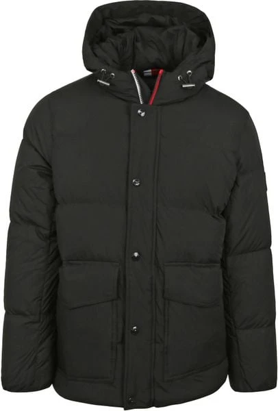 Winterjas Voor Heren Tommy Hilfiger Jas Zwart 6 Winterjas Voor Heren Tommy Hilfiger Jas Zwart - Afbeelding 6