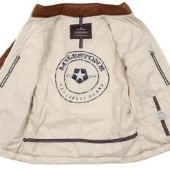 Winterjas Voor Heren Milestone Damiano Jas Bruin -Sport Jas Verkoopwinkel 74775 6