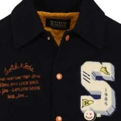 Wollen Jassen Scotch And Soda College Jas Donkerblauw 9 Wollen Jassen Scotch And Soda College Jas Donkerblauw -Sport Jas Verkoopwinkel 74800 2