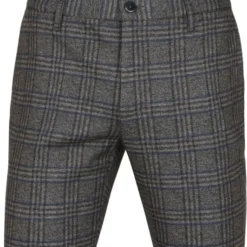 Chino Broeken Alberto Rob Stretch Chino Grijs Geruit -Sport Jas Verkoopwinkel 74849 2 1