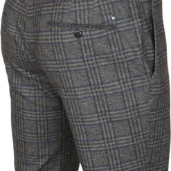 Chino Broeken Alberto Rob Stretch Chino Grijs Geruit -Sport Jas Verkoopwinkel 74849 3