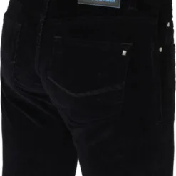 Five-Pocket Broeken Pierre Cardin Broek Lyon Tapered Future Flex Corduroy Navy -Sport Jas Verkoopwinkel 74938 3