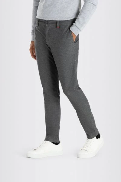 Chino Broeken Mac Lennox Chino Pied De Poule Grijs 3 Chino Broeken Mac Lennox Chino Pied De Poule Grijs - Afbeelding 3
