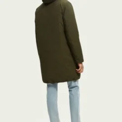 Scotch And Soda Parka Jas Voor Heren Scotch & Soda Parka Jas Donkergroen -Sport Jas Verkoopwinkel 74959 7