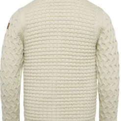 Wollen Jassen PME Legend Knitted Jack Off-White -Sport Jas Verkoopwinkel 74972 2