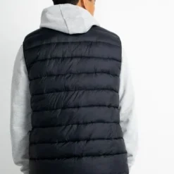 Bodywarmers Heren Petrol Bodywarmer Zwart -Sport Jas Verkoopwinkel 75006 5