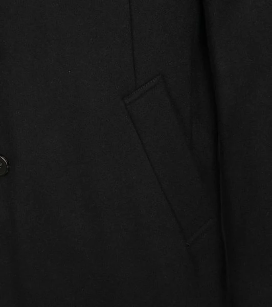 Wollen Jassen Suitable Job Coat Zwart 5 Wollen Jassen Suitable Job Coat Zwart - Afbeelding 5