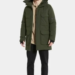 Parka Jas Voor Heren Didriksons Drew Jas Donkergroen -Sport Jas Verkoopwinkel 75043 3