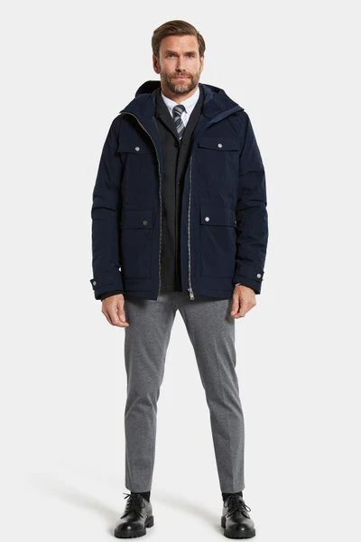 Parka Jas Voor Heren Didriksons Parka Hilding Navy 4 Parka Jas Voor Heren Didriksons Parka Hilding Navy - Afbeelding 4