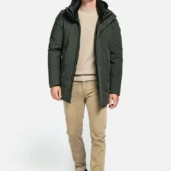 Parka Jas Voor Heren Reset Charleston Jas Donkergroen -Sport Jas Verkoopwinkel 75056 3