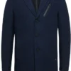 Wollen Jassen Cast Iron Wollen Coat Navy