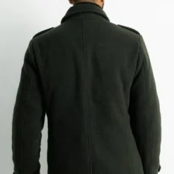 Wollen Jassen Petrol Coat Donkergroen -Sport Jas Verkoopwinkel 75066 3