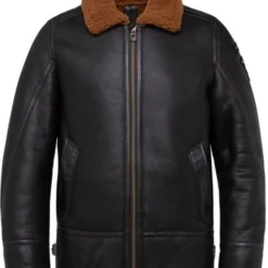 Winterjas Voor Heren PME Legend Lammy Jacket Leer Donkerbruin
