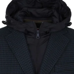 Wollen Jassen Suitable Hood Coat Navy -Sport Jas Verkoopwinkel 75237 3