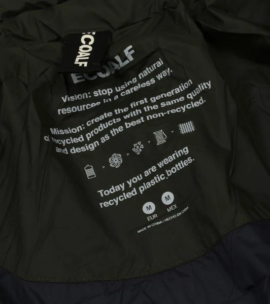 Winterjas Voor Heren Ecoalf Teres Jas Donkergroen 6 Winterjas Voor Heren Ecoalf Teres Jas Donkergroen - Afbeelding 6