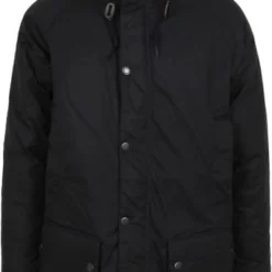 Waxjas Voor Heren Barbour Hooded Beaufort Wax Navy