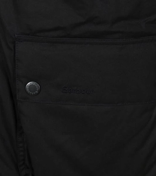 Waxjas Voor Heren Barbour Hooded Beaufort Wax Navy 5 Waxjas Voor Heren Barbour Hooded Beaufort Wax Navy - Afbeelding 5