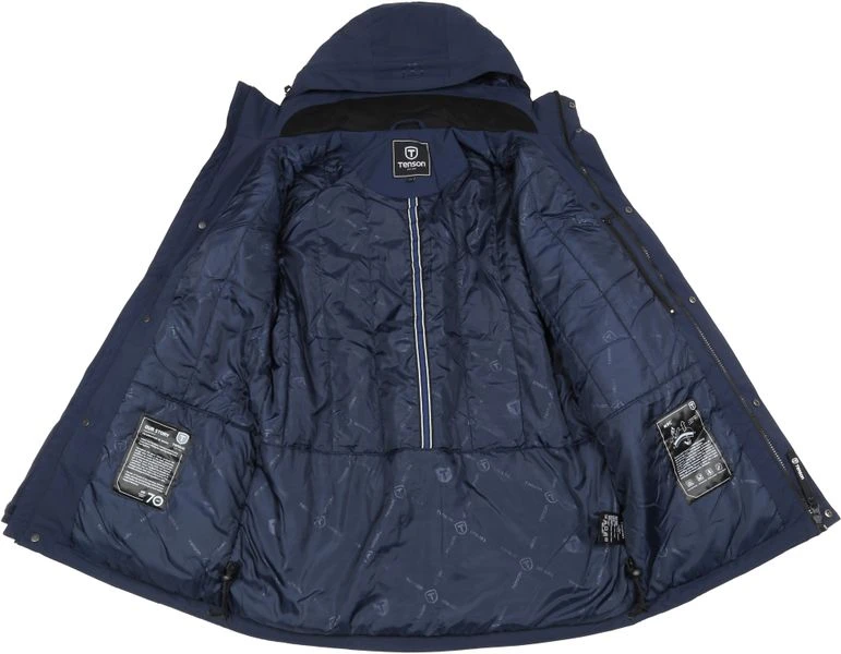 Parka Jas Voor Heren Tenson Harris Jas Donkerblauw 5 Parka Jas Voor Heren Tenson Harris Jas Donkerblauw - Afbeelding 5