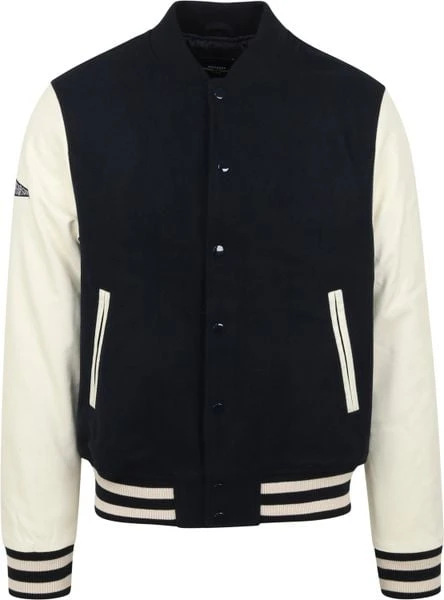 Wollen Jassen Superdry Bomber Jas Navy Blauw 6 Wollen Jassen Superdry Bomber Jas Navy Blauw - Afbeelding 6