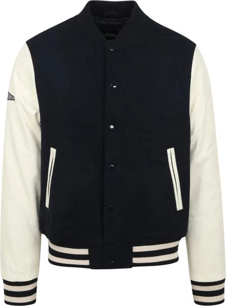 Wollen Jassen Superdry Bomber Jas Navy Blauw 1 Wollen Jassen Superdry Bomber Jas Navy Blauw