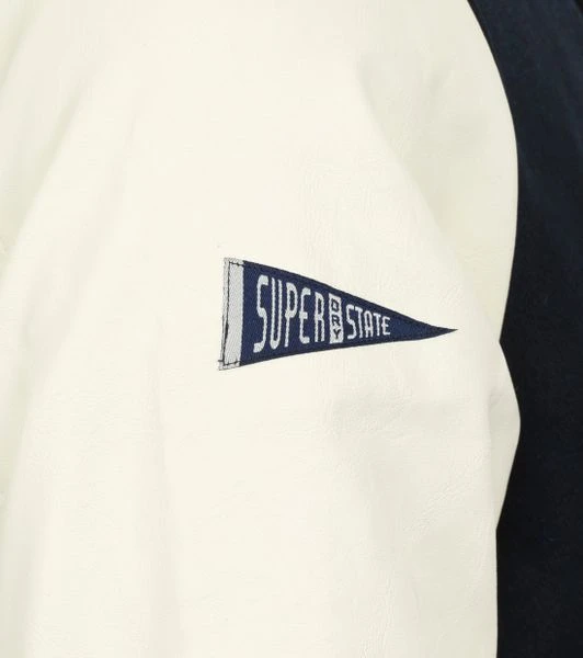 Wollen Jassen Superdry Bomber Jas Navy Blauw 3 Wollen Jassen Superdry Bomber Jas Navy Blauw - Afbeelding 3