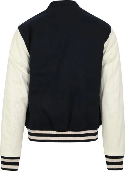 Wollen Jassen Superdry Bomber Jas Navy Blauw 4 Wollen Jassen Superdry Bomber Jas Navy Blauw - Afbeelding 4