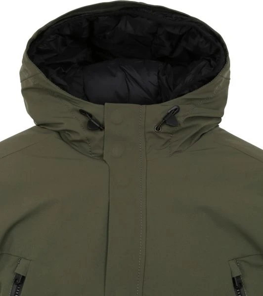 Parka Jas Voor Heren Cast Iron Parka Donkergroen 2 Parka Jas Voor Heren Cast Iron Parka Donkergroen - Afbeelding 2
