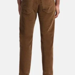 Five-Pocket Broeken Pierre Cardin Broek Lyon Tapered Future Flex Corduroy Bruin -Sport Jas Verkoopwinkel 75365 5