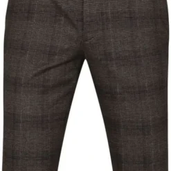 Chino Broeken Alberto Rob Stretch Chino Antraciet Geruit -Sport Jas Verkoopwinkel 75367 2 1