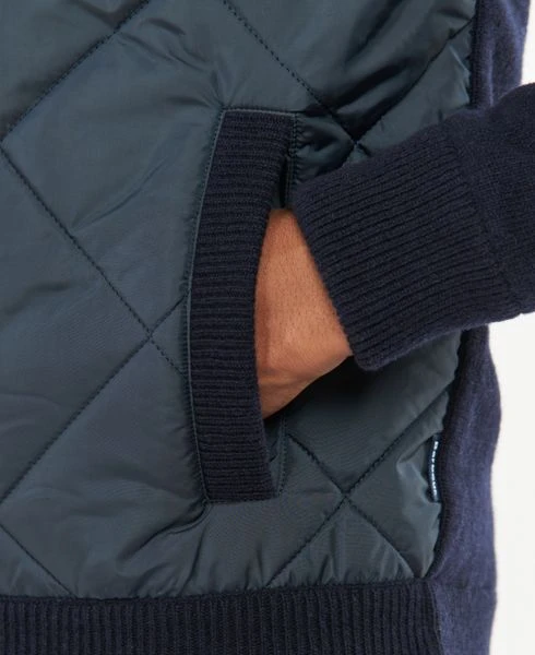 Wollen Jassen Barbour Arch Diamond Quilt Knit Jack Navy 6 Wollen Jassen Barbour Arch Diamond Quilt Knit Jack Navy - Afbeelding 6