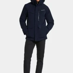 Parka Jas Voor Heren Didriksons Sebastian Jas Donkerblauw -Sport Jas Verkoopwinkel 75383 2