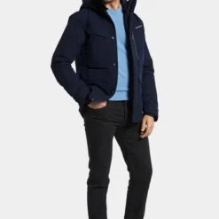 Parka Jas Voor Heren Didriksons Sebastian Jas Donkerblauw -Sport Jas Verkoopwinkel 75383 4