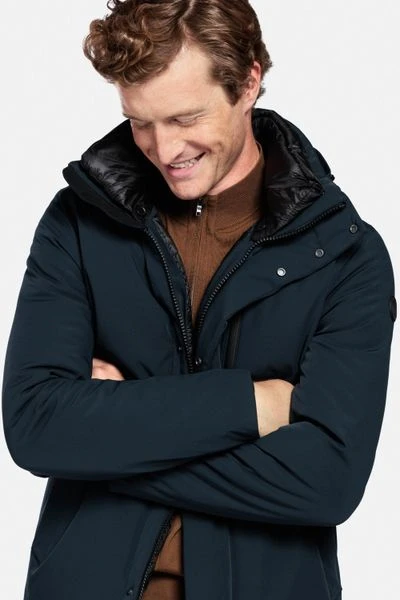 Parka Jas Voor Heren Reset Charleston Jas Donkerblauw 2 Parka Jas Voor Heren Reset Charleston Jas Donkerblauw - Afbeelding 2