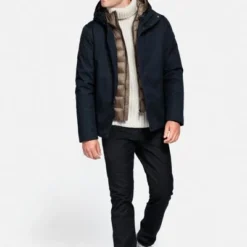 Parka Jas Voor Heren Reset Clifford Jas Donkerblauw 8 Parka Jas Voor Heren Reset Clifford Jas Donkerblauw -Sport Jas Verkoopwinkel 75389 3