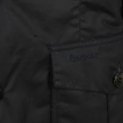 Waxjas Voor Heren Barbour Lutz Wax Jas Navy -Sport Jas Verkoopwinkel 75393 4