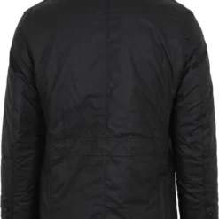 Waxjas Voor Heren Barbour Lutz Wax Jas Navy -Sport Jas Verkoopwinkel 75393 5