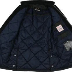 Waxjas Voor Heren Barbour Lutz Wax Jas Navy -Sport Jas Verkoopwinkel 75393 6