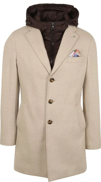 Wollen Jassen Blue Industry Coat Beige 1 Wollen Jassen Blue Industry Coat Beige
