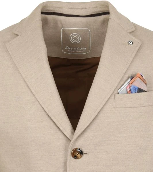 Wollen Jassen Blue Industry Coat Beige 2 Wollen Jassen Blue Industry Coat Beige - Afbeelding 2