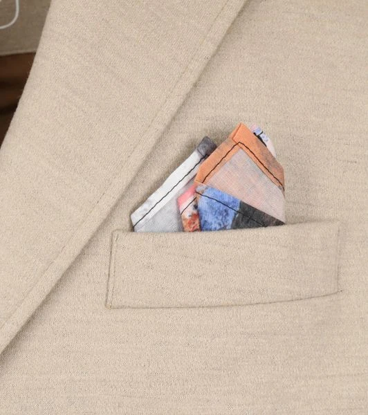 Wollen Jassen Blue Industry Coat Beige 3 Wollen Jassen Blue Industry Coat Beige - Afbeelding 3