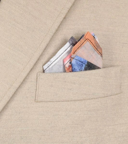 Wollen Jassen Blue Industry Coat Beige 5 Wollen Jassen Blue Industry Coat Beige - Afbeelding 5