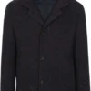 Wollen Jassen Suitable Robert Coat Wol Navy
