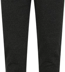 Chino Broeken Alberto Rob Stretch Chino Antraciet Gestreept