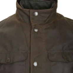 Wollen Jassen Barbour Waxjas Ogston Olive -Sport Jas Verkoopwinkel 7864 13